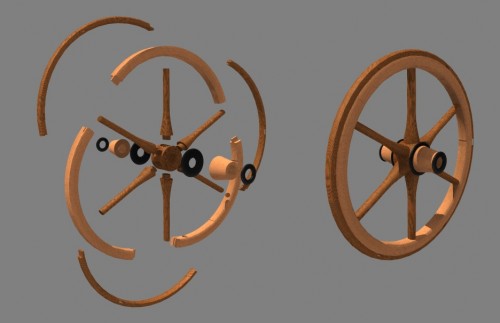 Chariot Wheel Assembly