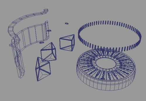 Strange Discovery Wire-frame