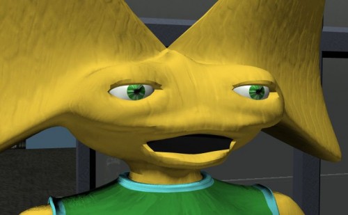 Hear-O's Head Rendered