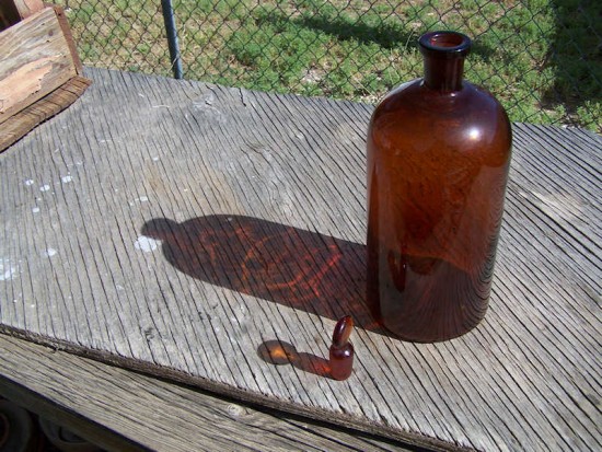 OldPharmacyBottleSunlight
