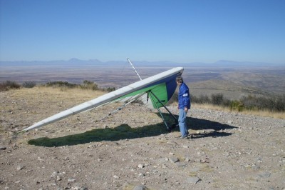 Robin Inspects his Glider